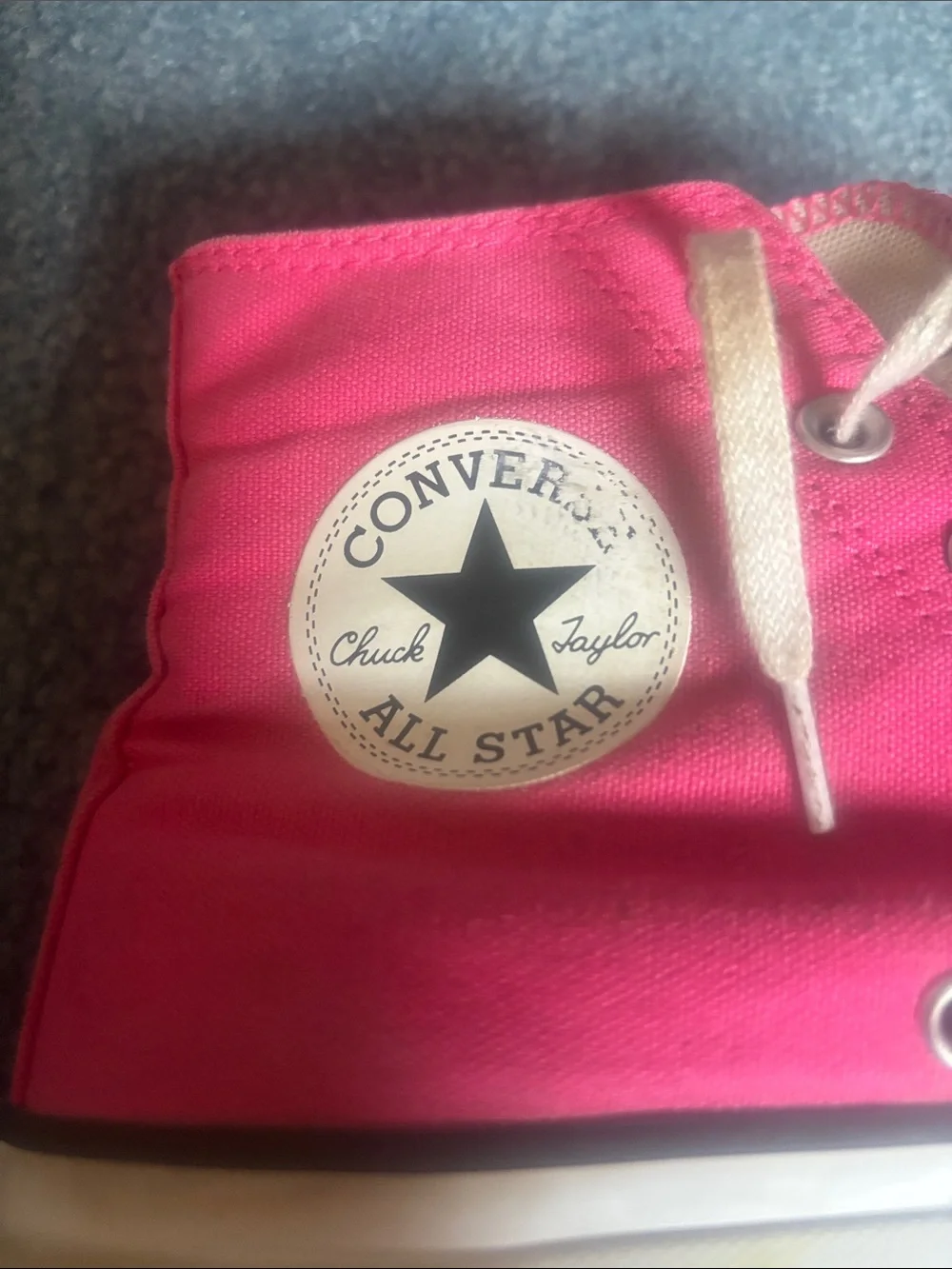 Converse Kids Hot Pink High-Top Sneakers